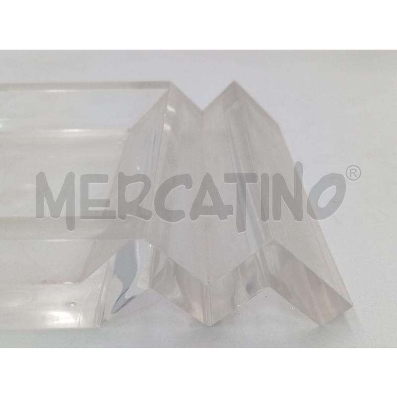PORTA BIGLIETTINI PLASTICA TRASPARENTE STILE DESIGN  | Mercatino dell'Usato Moncalieri bengasi 2