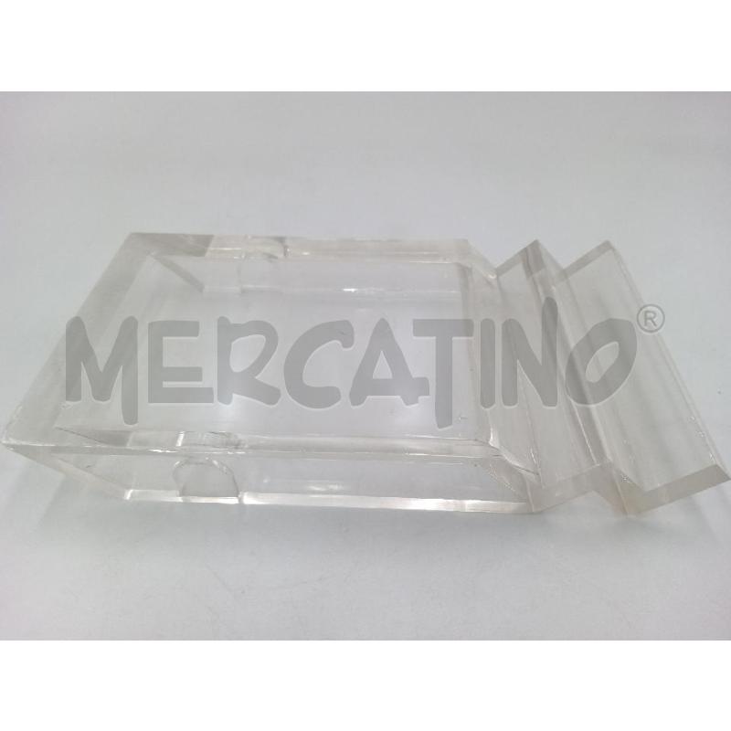 PORTA BIGLIETTINI PLASTICA TRASPARENTE STILE DESIGN  | Mercatino dell'Usato Moncalieri bengasi 4