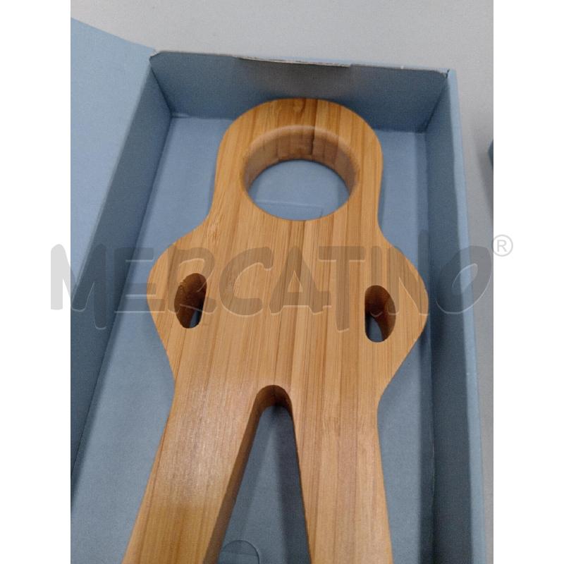 PORTA BOTTIGLIE LEGNO DESIGN 2 PZ | Mercatino dell'Usato Moncalieri bengasi 2
