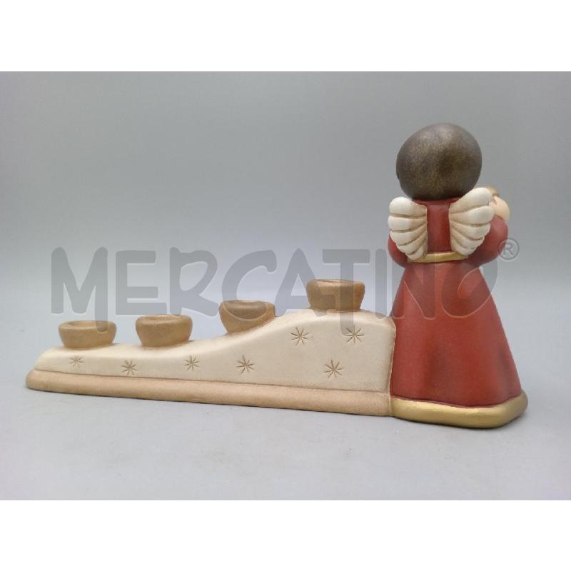 PORTA CANDELA 4 POSTI CERAMICA THUN ANGIOLETTO C/STELLA  | Mercatino dell'Usato Moncalieri bengasi 2