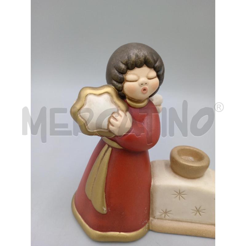 PORTA CANDELA 4 POSTI CERAMICA THUN ANGIOLETTO C/STELLA  | Mercatino dell'Usato Moncalieri bengasi 3