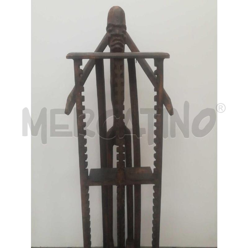 PORTA CD COLONNA LEGNO AFRICANA | Mercatino dell'Usato Moncalieri bengasi 1