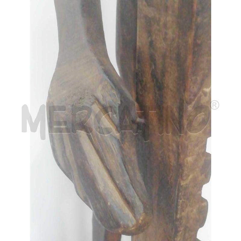 PORTA CD COLONNA LEGNO AFRICANA | Mercatino dell'Usato Moncalieri bengasi 4
