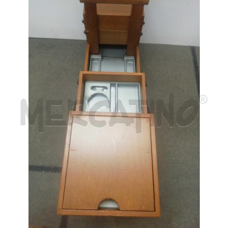 PORTA CUCITO LEGNO VINTAGE FOPPAPEDRETTI MADE IN ITALY  | Mercatino dell'Usato Moncalieri bengasi 5