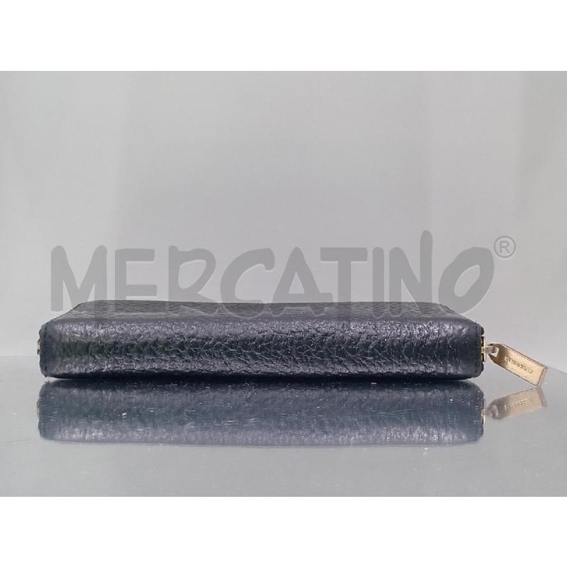 PORTA FOGLIO COCCINELLE PELE NERA MARTELLATA  | Mercatino dell'Usato Moncalieri bengasi 3