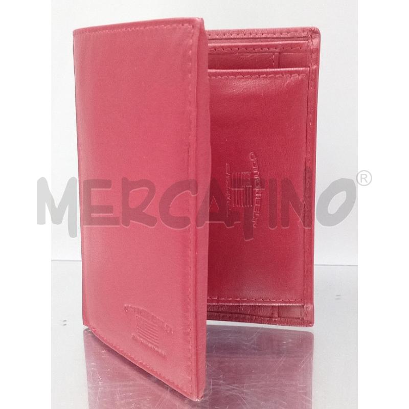 PORTA FOGLIO COTTON BELT ROSSO PELLE | Mercatino dell'Usato Moncalieri bengasi 1
