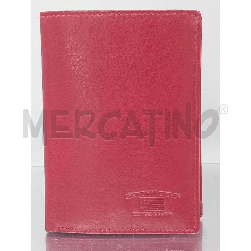 PORTA FOGLIO COTTON BELT ROSSO PELLE | Mercatino dell'Usato Moncalieri bengasi 4