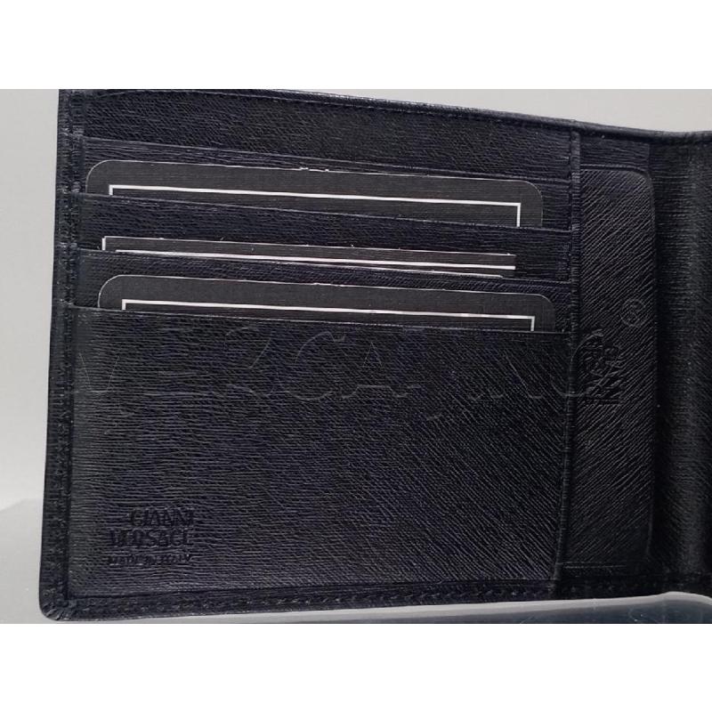 PORTA FOGLIO GIANNI VERSACE NERO LUCIDO  | Mercatino dell'Usato Moncalieri bengasi 5