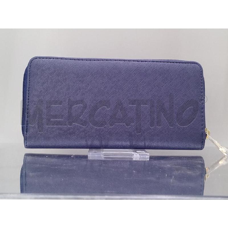 PORTA FOGLIO GUY LAROCHE BLU CHIUSURA ZIP  | Mercatino dell'Usato Moncalieri bengasi 2