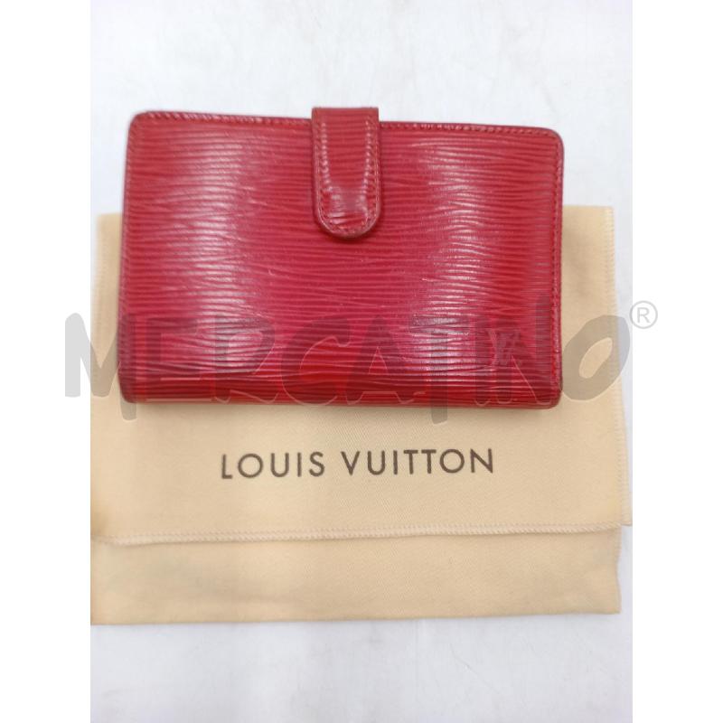 PORTA FOGLIO LUIS VUITTON ROSSO | Mercatino dell'Usato Moncalieri bengasi 1