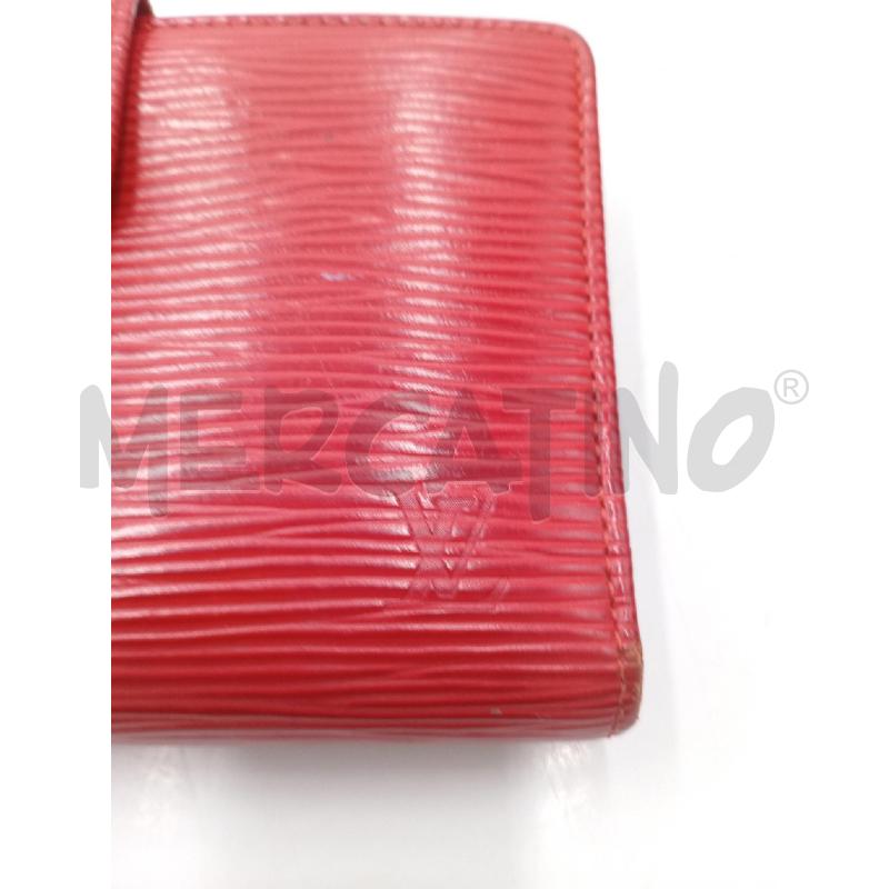 PORTA FOGLIO LUIS VUITTON ROSSO | Mercatino dell'Usato Moncalieri bengasi 2
