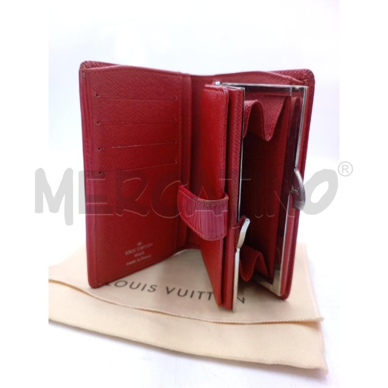 PORTA FOGLIO LUIS VUITTON ROSSO | Mercatino dell'Usato Moncalieri bengasi 3