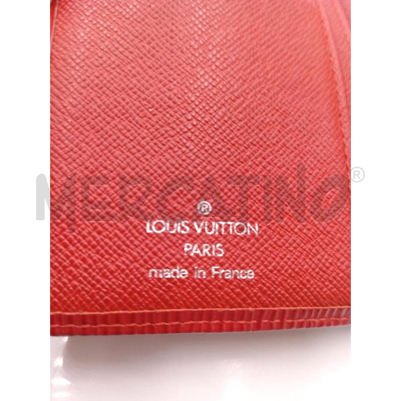 PORTA FOGLIO LUIS VUITTON ROSSO | Mercatino dell'Usato Moncalieri bengasi 4