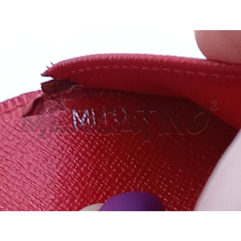 PORTA FOGLIO LUIS VUITTON ROSSO | Mercatino dell'Usato Moncalieri bengasi 5