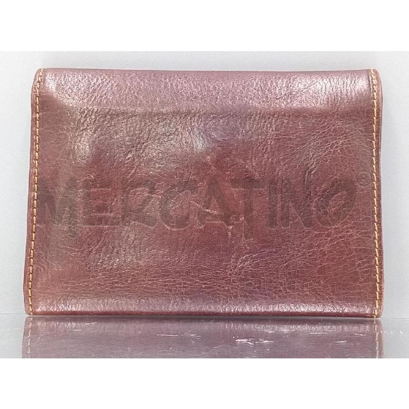 PORTA FOGLIO NAVY PELLE MARRONE | Mercatino dell'Usato Moncalieri bengasi 2