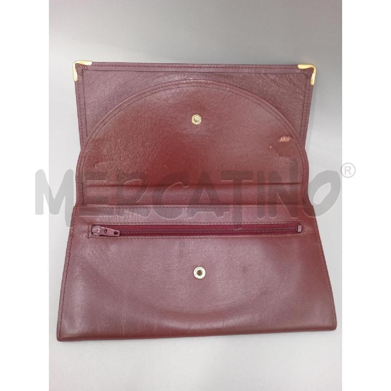 PORTA FOGLIO PELLE CARTIER BORDEAUX | Mercatino dell'Usato Moncalieri bengasi 4