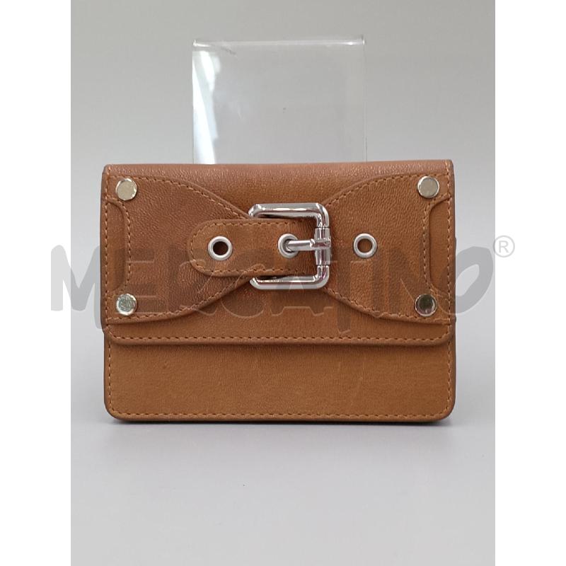 PORTA FOGLIO PELLE MAX MARA MARRONE CON FIBBIA ACCIAIO | Mercatino dell'Usato Moncalieri bengasi 1