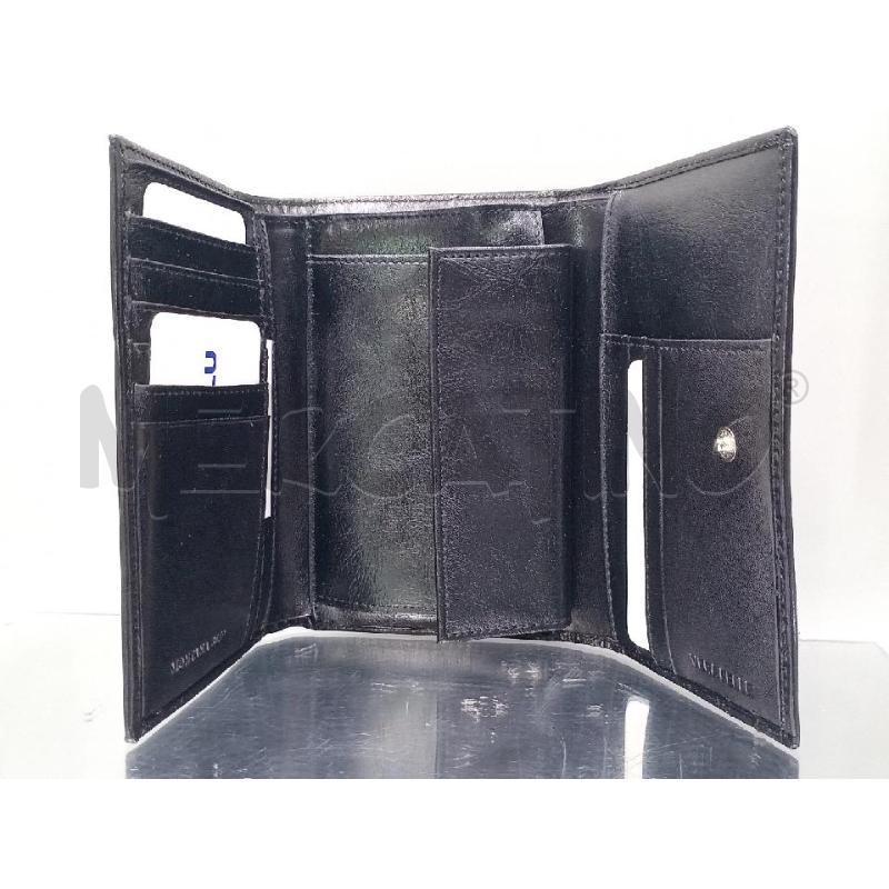 PORTA FOGLIO PELLE MONTANA BLU NERO | Mercatino dell'Usato Moncalieri bengasi 4