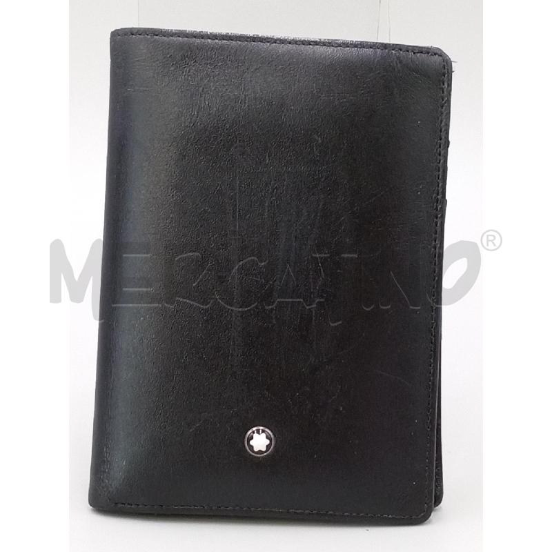 PORTA FOGLIO PELLE MONT BLANC NERO PELLE | Mercatino dell'Usato Moncalieri bengasi 4