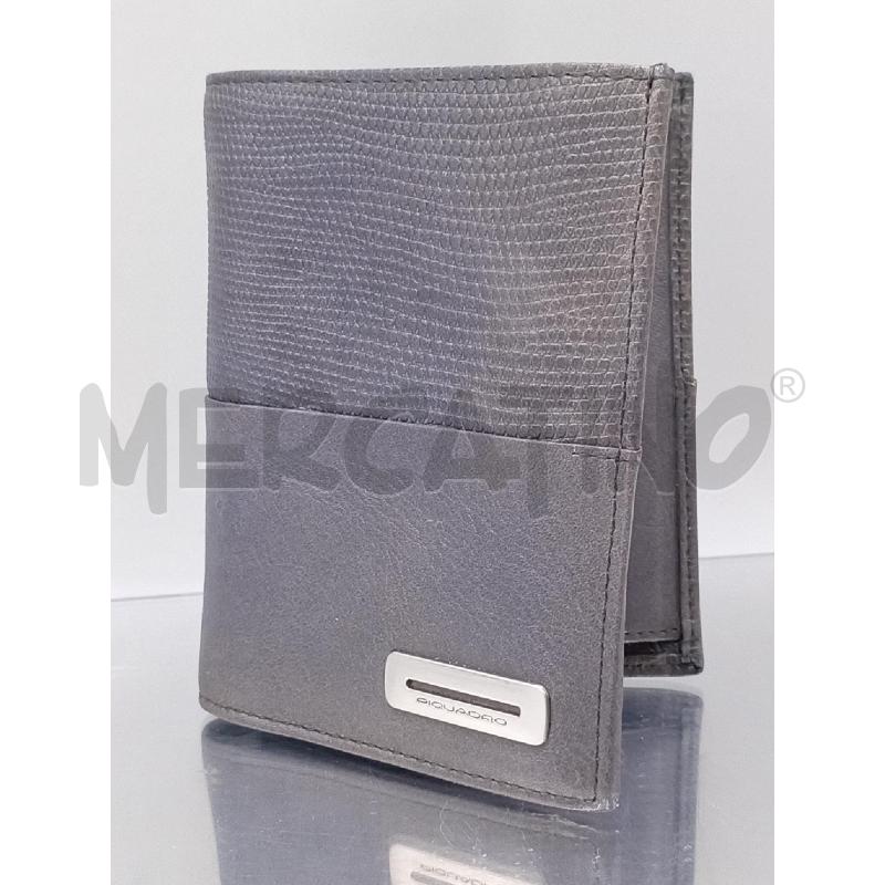PORTA FOGLIO PIQUADRO GRIGIO  | Mercatino dell'Usato Moncalieri bengasi 1