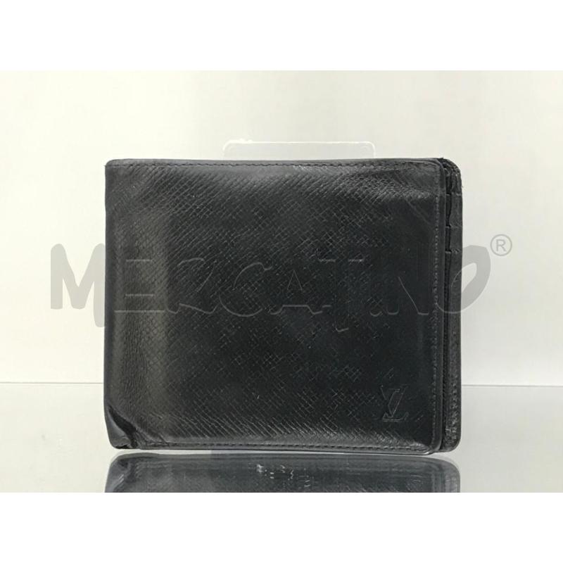 PORTA FOGLIO UOMO LOUIS VUITTON NERO CLASSICO  | Mercatino dell'Usato Moncalieri bengasi 1