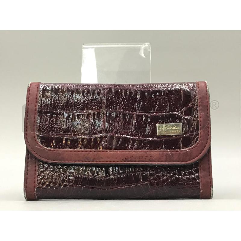 PORTA FOGLIO VALENTINO BORDEAUX VERNICE | Mercatino dell'Usato Moncalieri bengasi 1