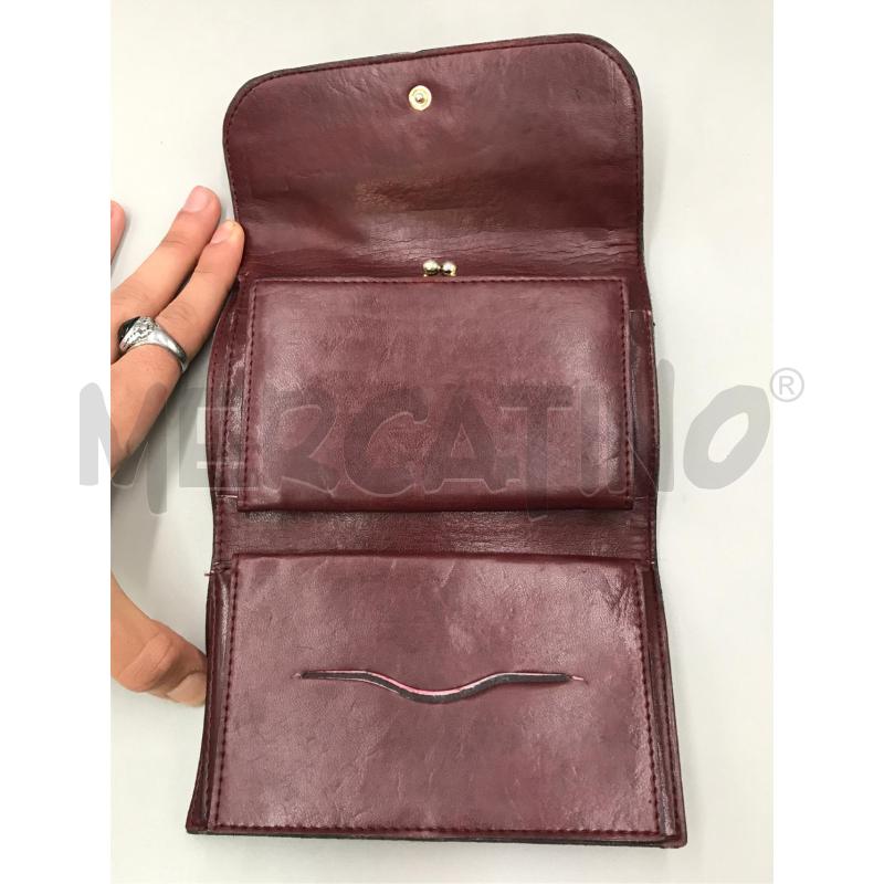 PORTA FOGLIO VALENTINO BORDEAUX VERNICE | Mercatino dell'Usato Moncalieri bengasi 4
