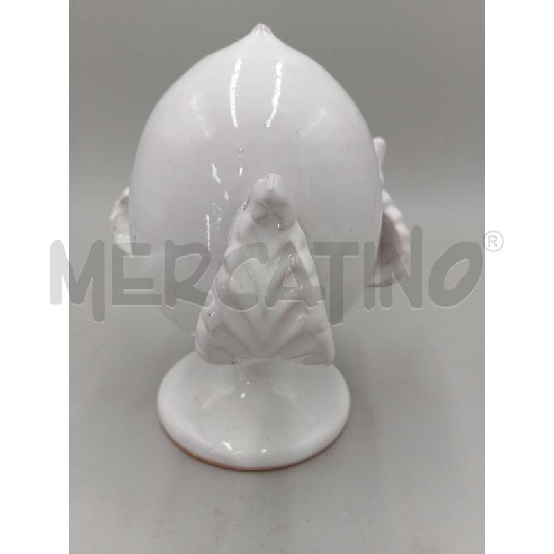 PORTA FORTUNA CERAMICA BIANCA PIGNA ??? | Mercatino dell'Usato Moncalieri bengasi 2