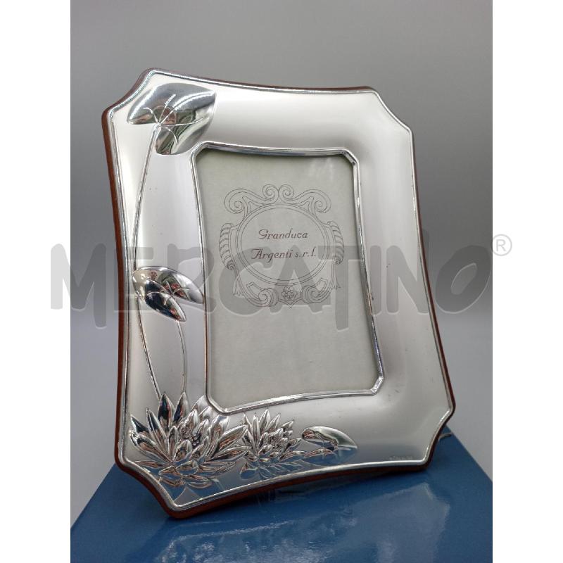PORTA FOTO SILVER DECORO FIORE | Mercatino dell'Usato Moncalieri bengasi 1