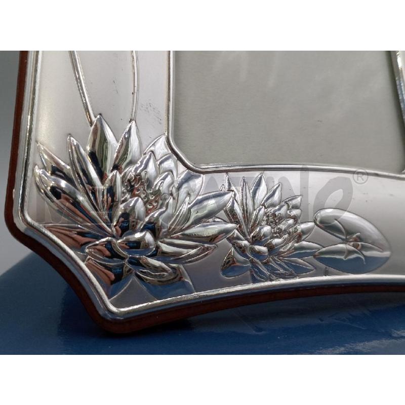 PORTA FOTO SILVER DECORO FIORE | Mercatino dell'Usato Moncalieri bengasi 2