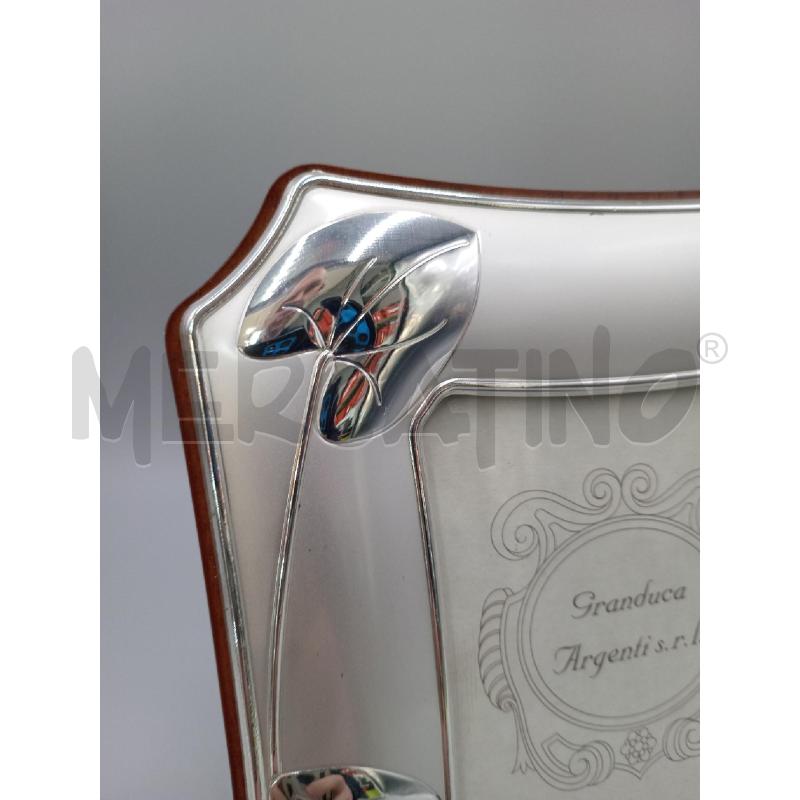 PORTA FOTO SILVER DECORO FIORE | Mercatino dell'Usato Moncalieri bengasi 3