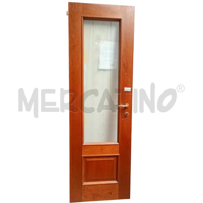 PORTA INTERNA LEGNO CON VETRI 70 CM | Mercatino dell'Usato Moncalieri bengasi 1