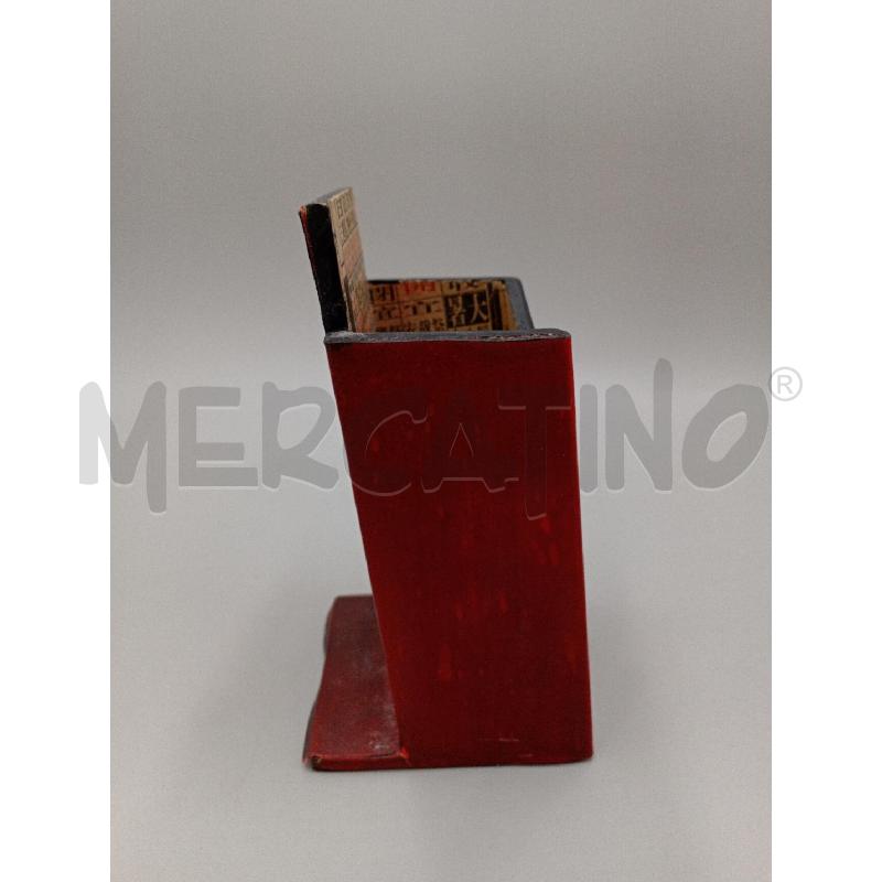 PORTA PENNE CHINA LACCATO ROSSO | Mercatino dell'Usato Moncalieri bengasi 2