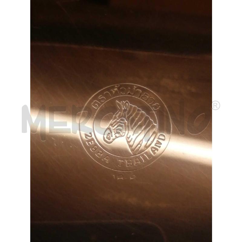 PORTA PIETANZE METALLO INOX 5 CONTENITORI ZEBRA THAILAND  | Mercatino dell'Usato Moncalieri bengasi 3