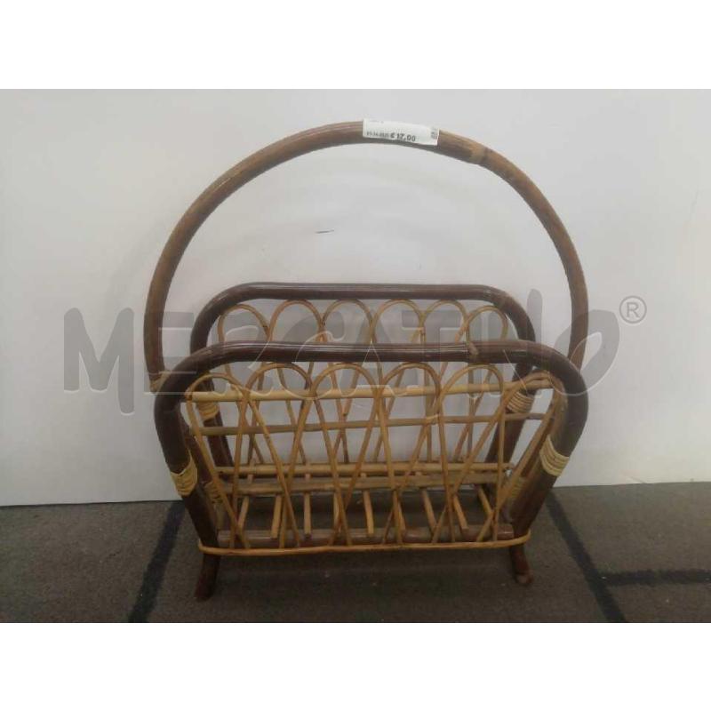 PORTA RIVISTE BAMBOO CURVO  | Mercatino dell'Usato Moncalieri bengasi 1
