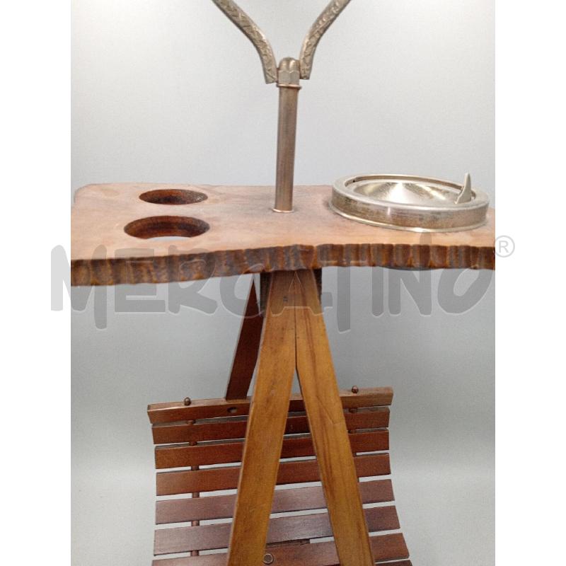 PORTA RIVISTE  VINTAGE LEGNO ANNI 70 POSACENERE | Mercatino dell'Usato Moncalieri bengasi 3