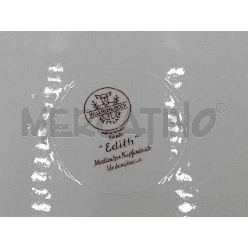 PORTA TORTA CERAMICA VILLEROY & BOCH DECORO FLOREALE  | Mercatino dell'Usato Moncalieri bengasi 4