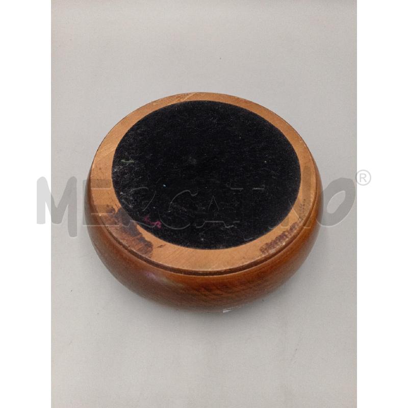 POSA CENERE CERAMICA BASE LEGNO TONDO | Mercatino dell'Usato Moncalieri bengasi 3