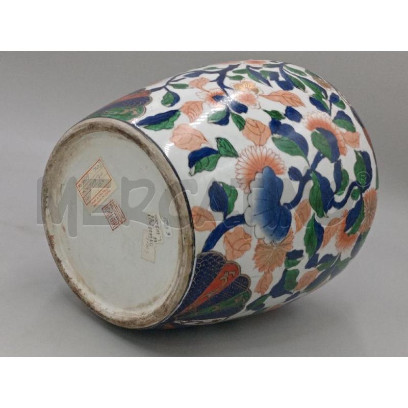 POTICHE VASO PORCELLANA CINESE C/DECORO FLOREALE E CERTIFICAZIONE  | Mercatino dell'Usato Moncalieri bengasi 5