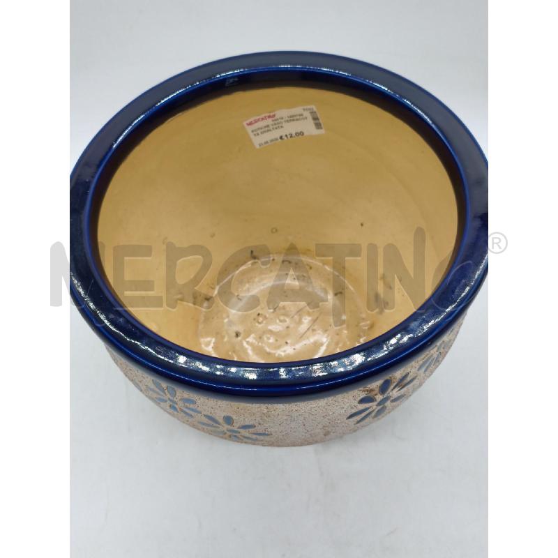 POTICHE VASO TERRACOTTA SMALTATA | Mercatino dell'Usato Moncalieri bengasi 2