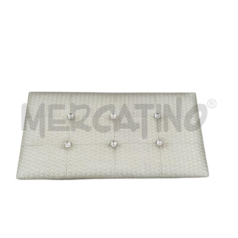 POUF RETT. ARGENTATA | Mercatino dell'Usato Moncalieri bengasi 5