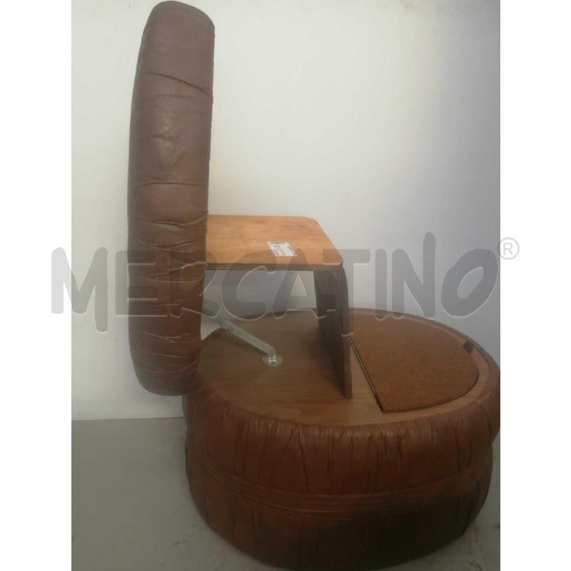 POUF SCALETTA VINTAGE  | Mercatino dell'Usato Moncalieri bengasi 2