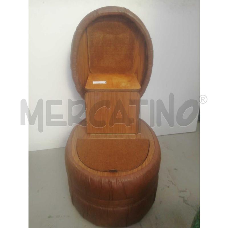 POUF SCALETTA VINTAGE  | Mercatino dell'Usato Moncalieri bengasi 3