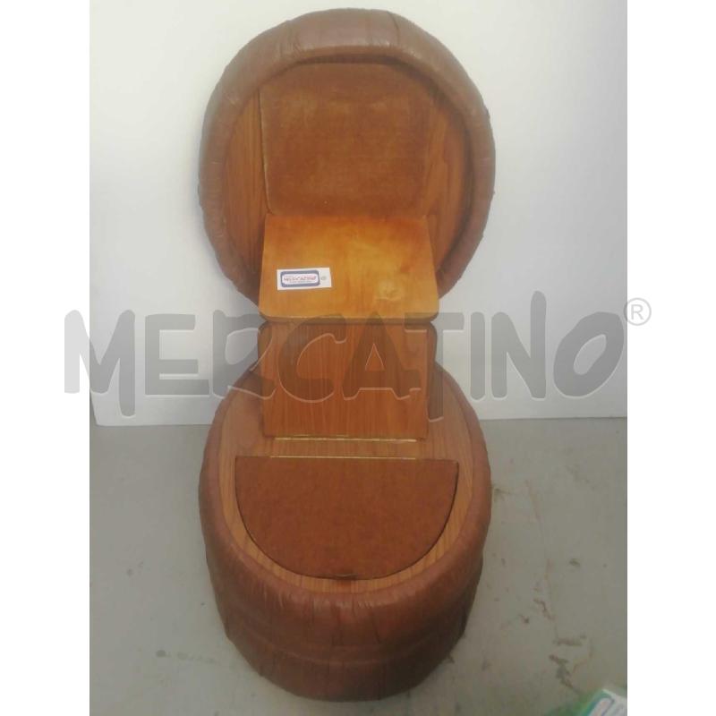 POUF SCALETTA VINTAGE  | Mercatino dell'Usato Moncalieri bengasi 4