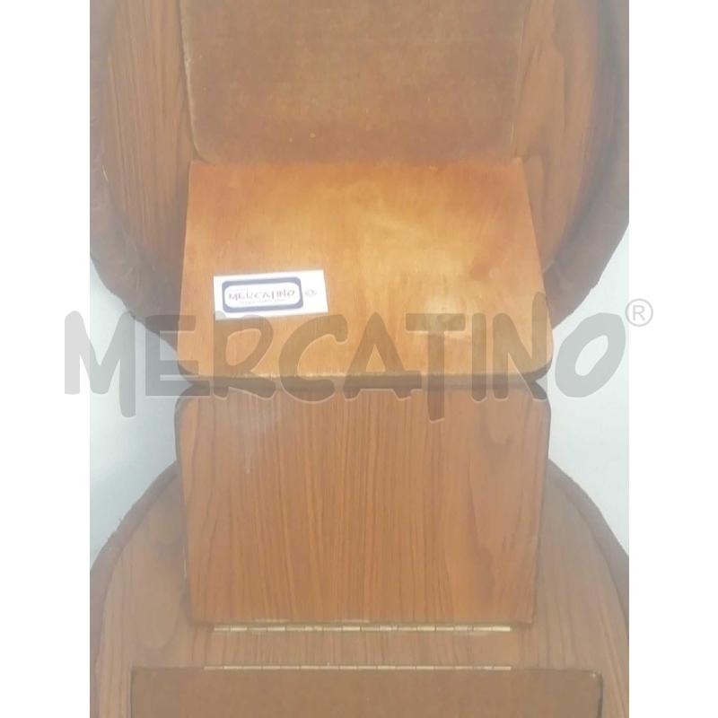 POUF SCALETTA VINTAGE  | Mercatino dell'Usato Moncalieri bengasi 5