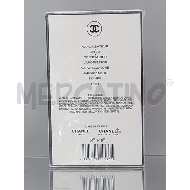 PROFUMO CHANEL N'5 100 ML  | Mercatino dell'Usato Moncalieri bengasi 2