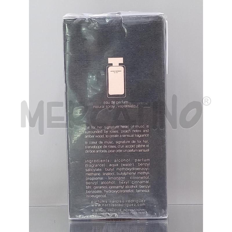 PROFUMO NARCISO RODRIGUEZ FOR HER 100ML | Mercatino dell'Usato Moncalieri bengasi 2