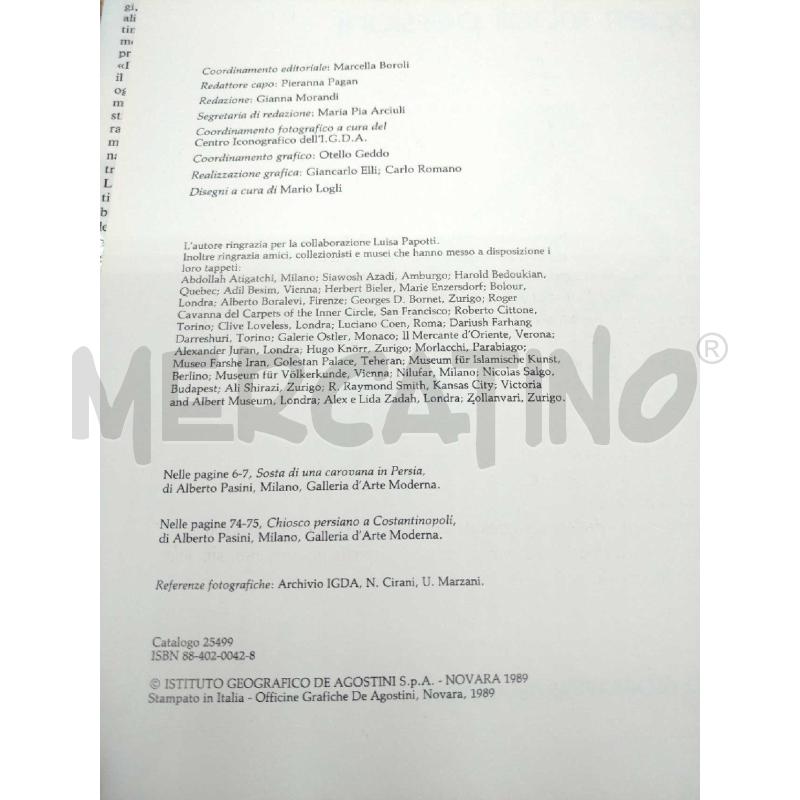 QASHQAI TAPPETI TRIBALI PERSIANI DE AGOSTINI 1989 | Mercatino dell'Usato Moncalieri bengasi 2