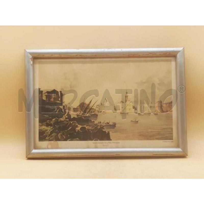 QUADRETTI BARI NAPOLI TOINO GENOVA CORNICE ARGENTO | Mercatino dell'Usato Moncalieri bengasi 1