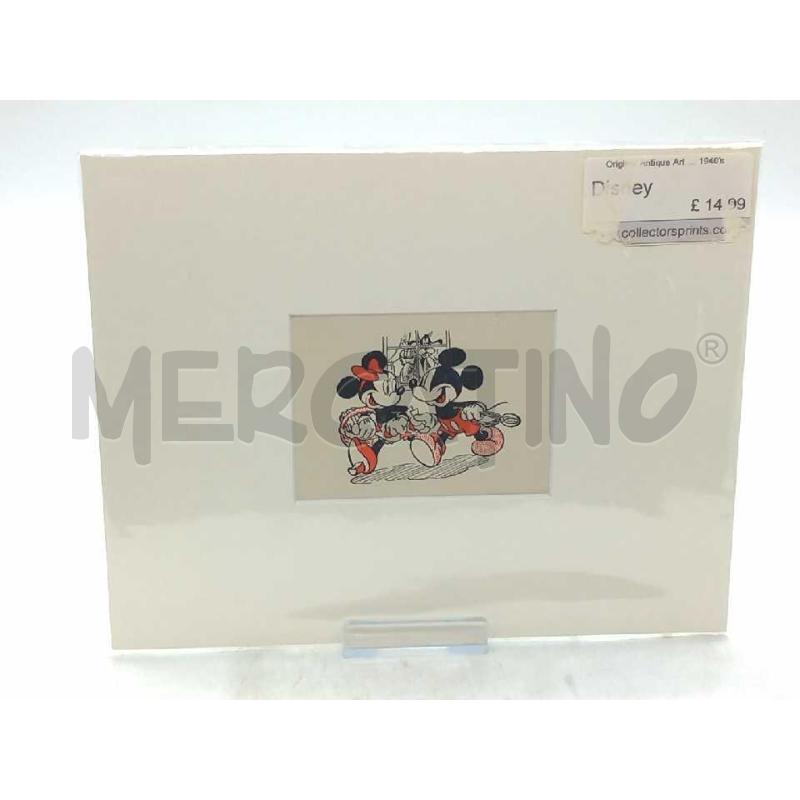 QUADRETTO DISNEY MICKEY MOUSE MINNIE MOUSE 1948 PRINT | Mercatino dell'Usato Moncalieri bengasi 1